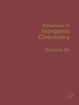 cover image of Advances in Inorganic Chemistry